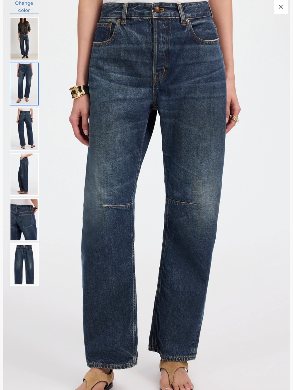 Madewell The Darted Barrel Leg Jeans